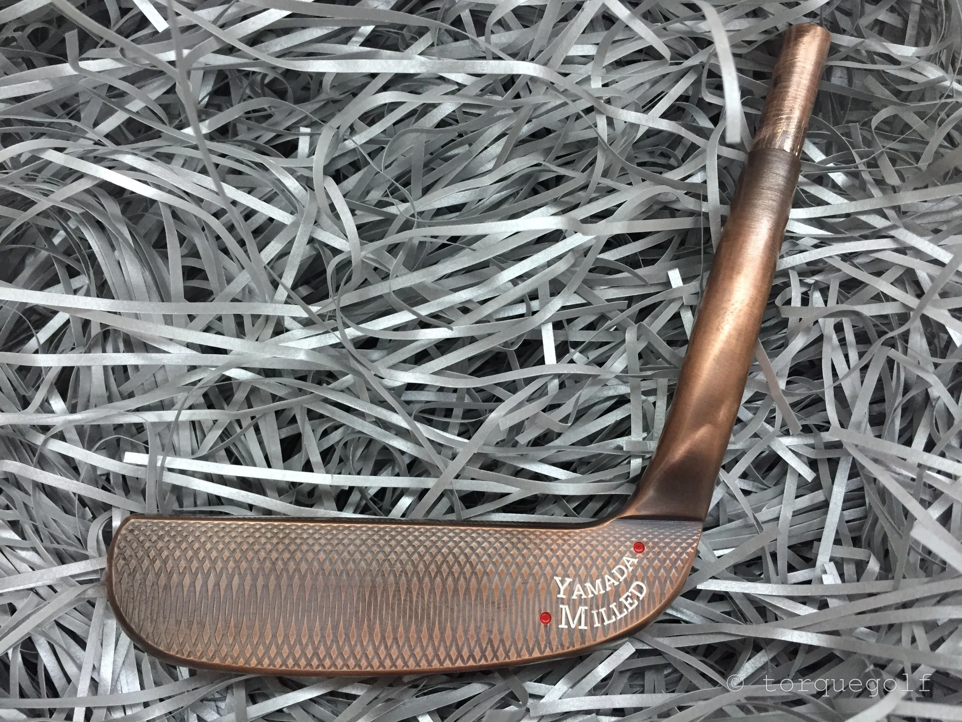 Yamada Golf Razor Burnt Copper Handmade Putter Head Only